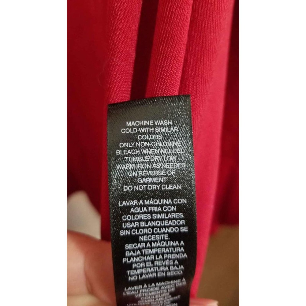 Chico's Women's Size 1 Princess Pleat Red Travelers Cardigan - Picture 7 of 9